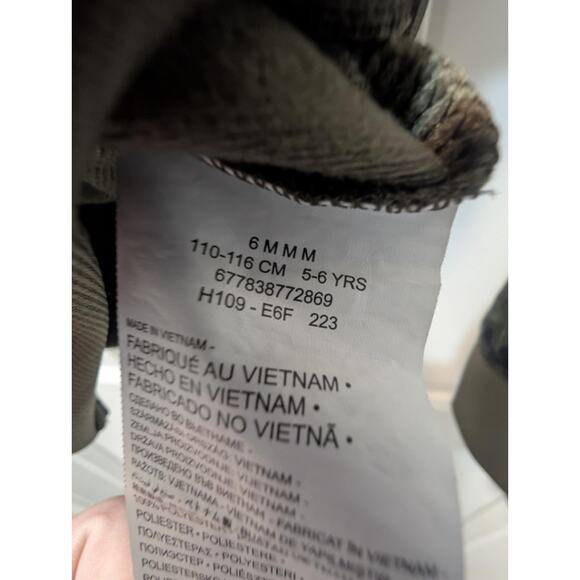 Nike Boys Camo Green Athletic Track Jacket Zip Up Size M (5-6) School - Picture 6 of 7